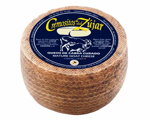 Cremosito del Zujar - Curado Ziege, 2.5 kg - 100% Rohmilch Ziege, gereift - Käse