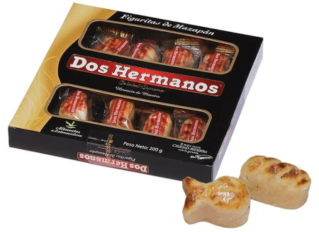 Dos Hermanos - Mazapanes (Marzimanfiguren) - 200 Gramm