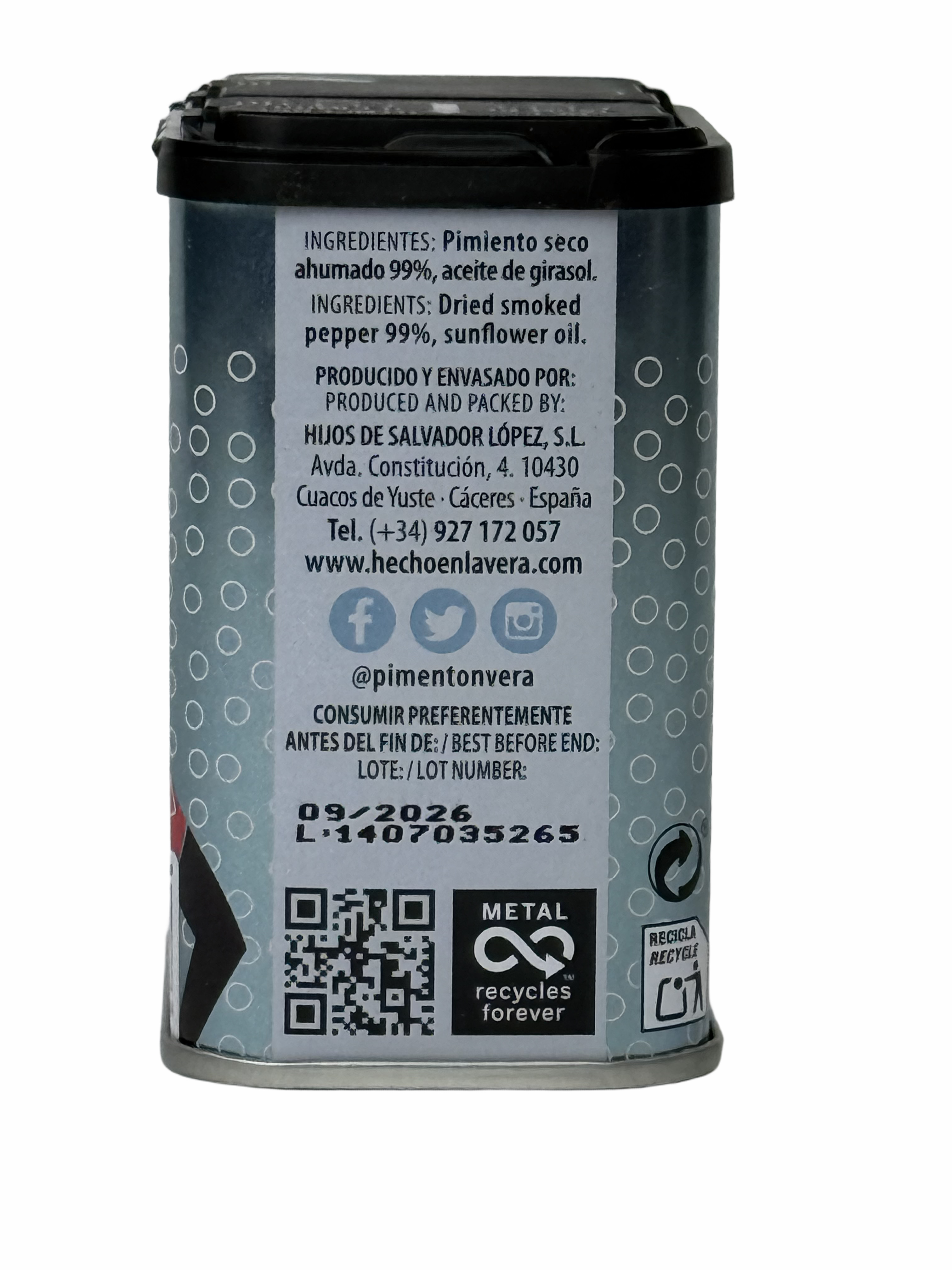 Paprika edelsüss, Dose 70 gr.