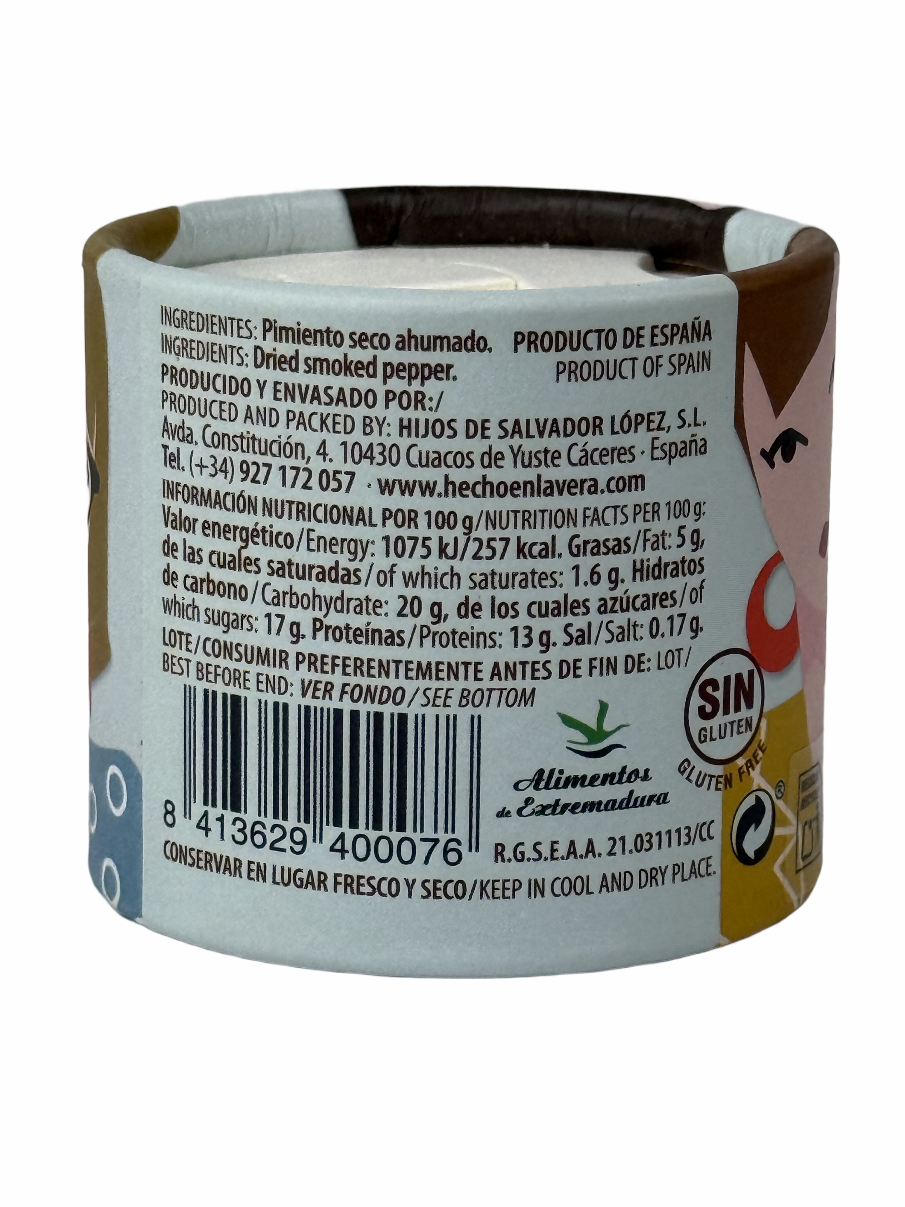 Paprikaflocken edelsüss, Dose 24 gr. - Las Hermanas