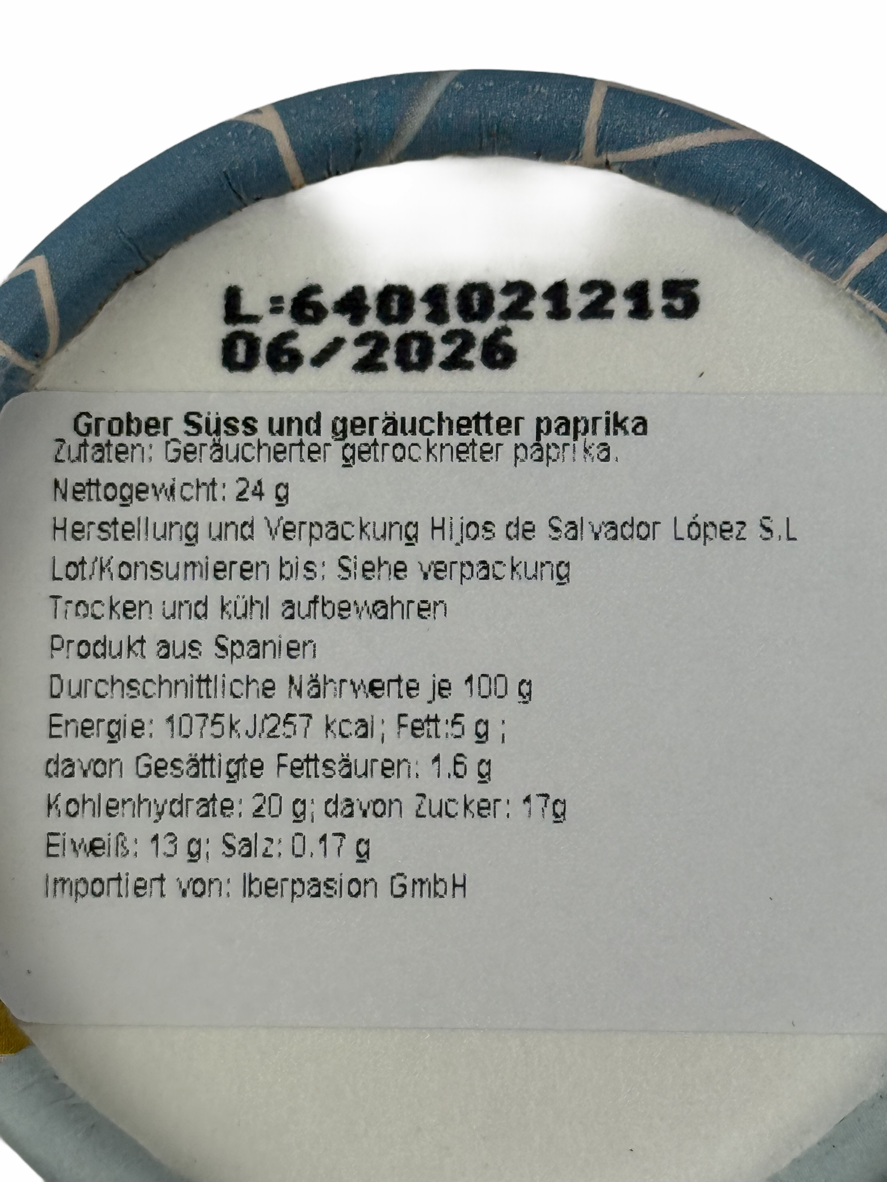 Paprikaflocken edelsüss, Dose 24 gr. - Las Hermanas