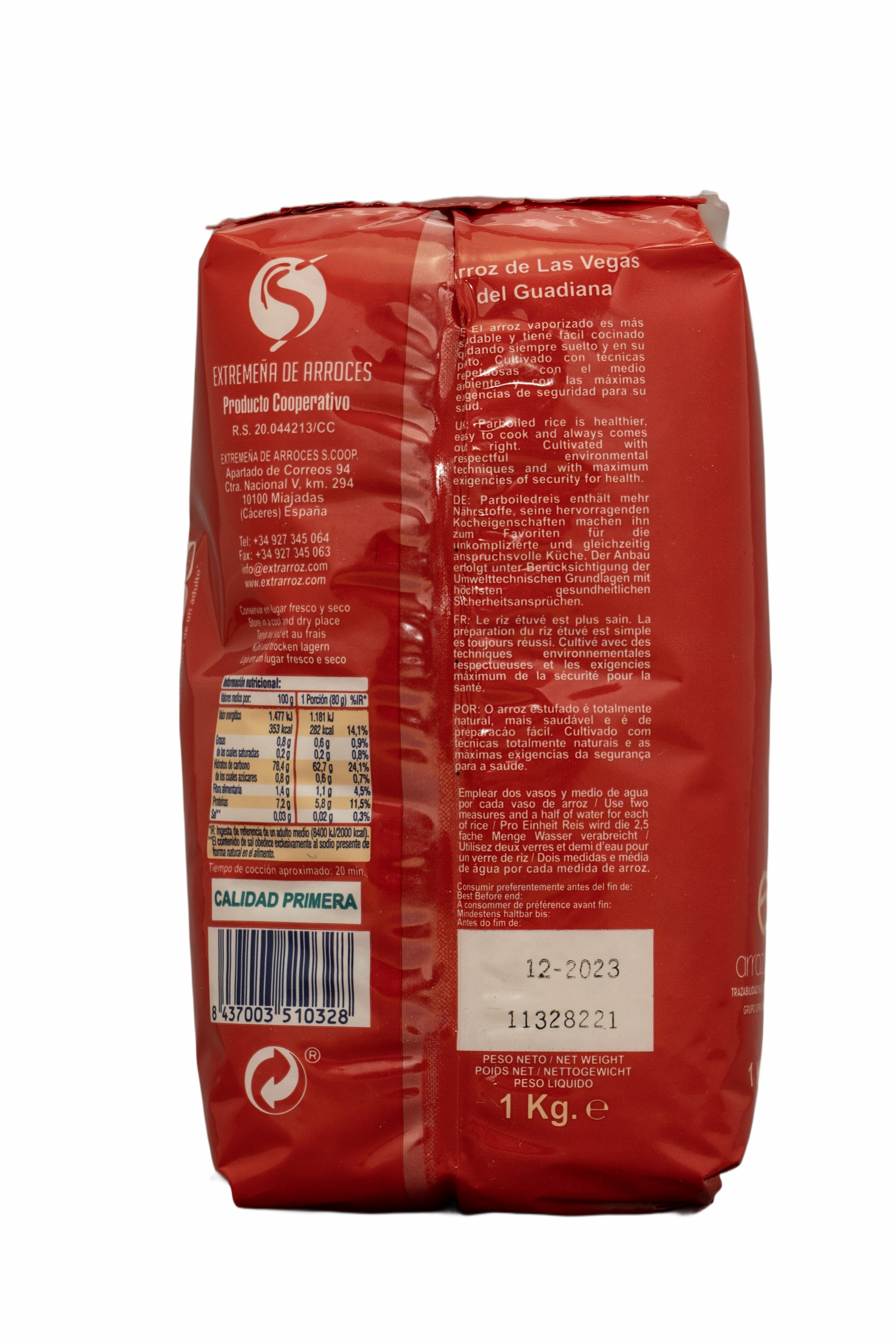 Reis Langkorn - parboiled GUADIARROZ, 1 KG