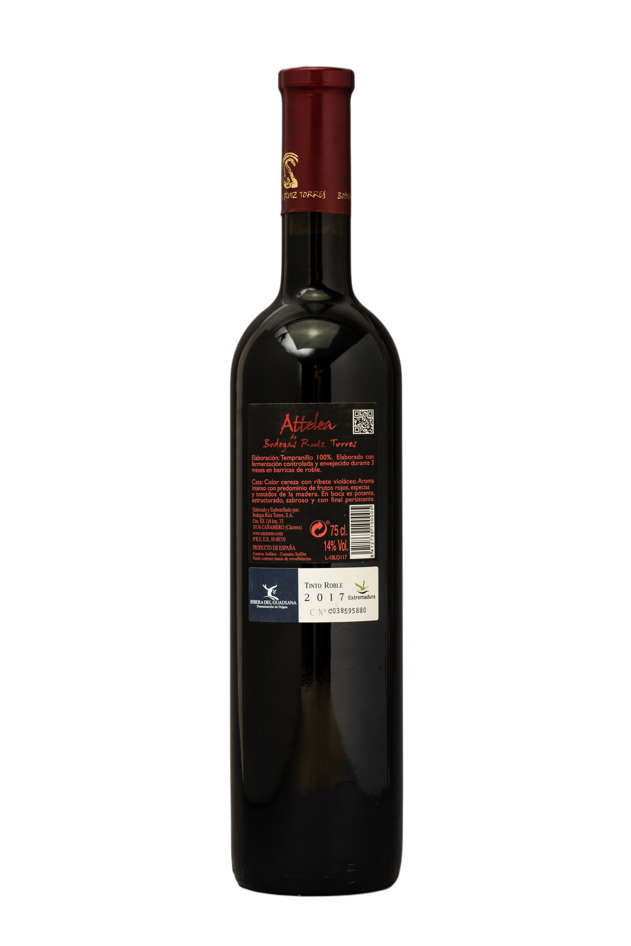Attelea tinto roble - Rotwein