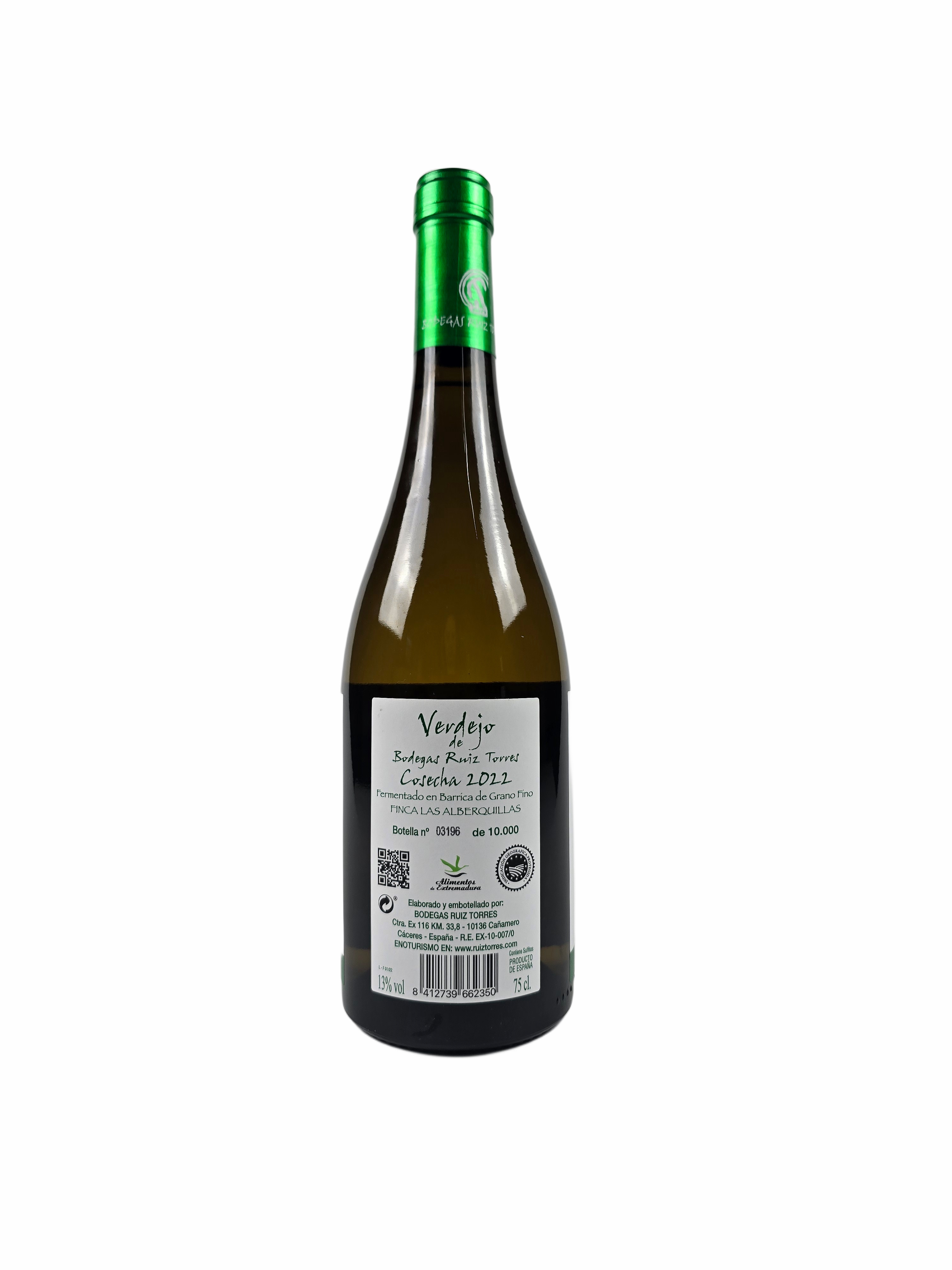 Ruiz Torres Verdejo, Weisswein - Barriqueausbau