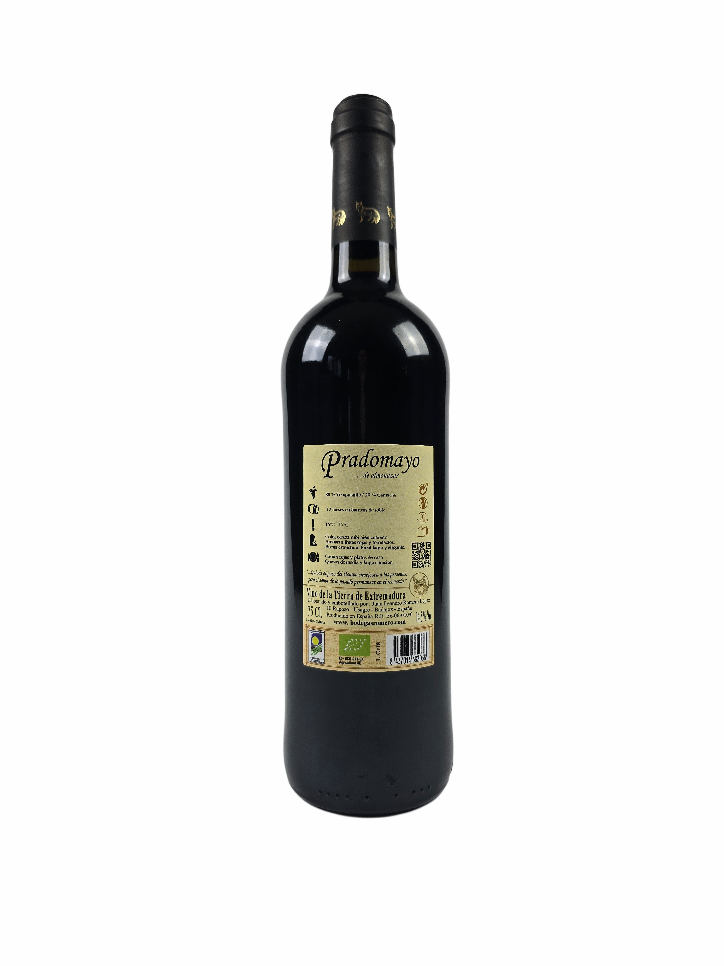 Pradomayo, Rotwein - Tinto Crianza BIO