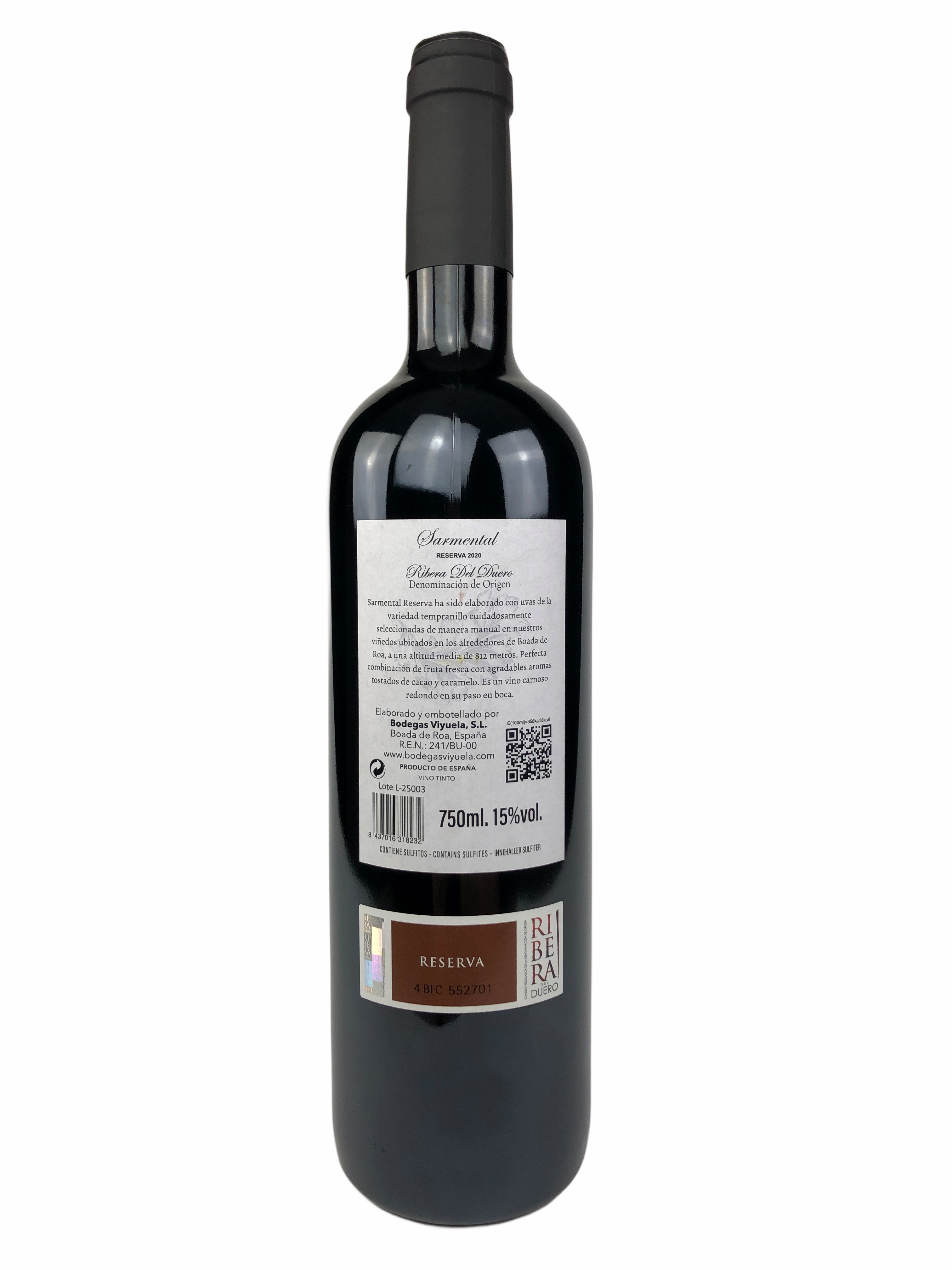Sarmental Reserva, Bodegas Viyuela, Rotwein 0.75 L