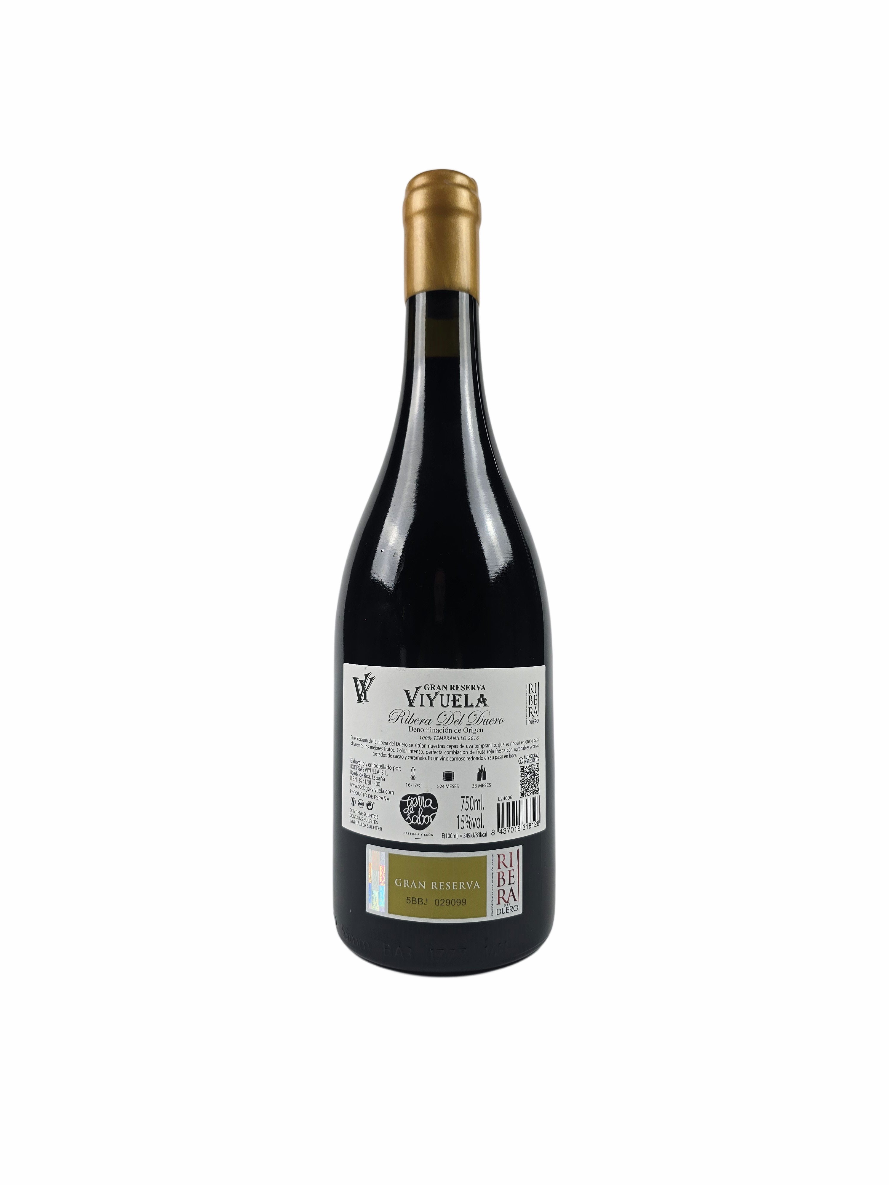 Sarmental Gran Reserva, Bodegas Viyuela, Rotwein 0.75 L