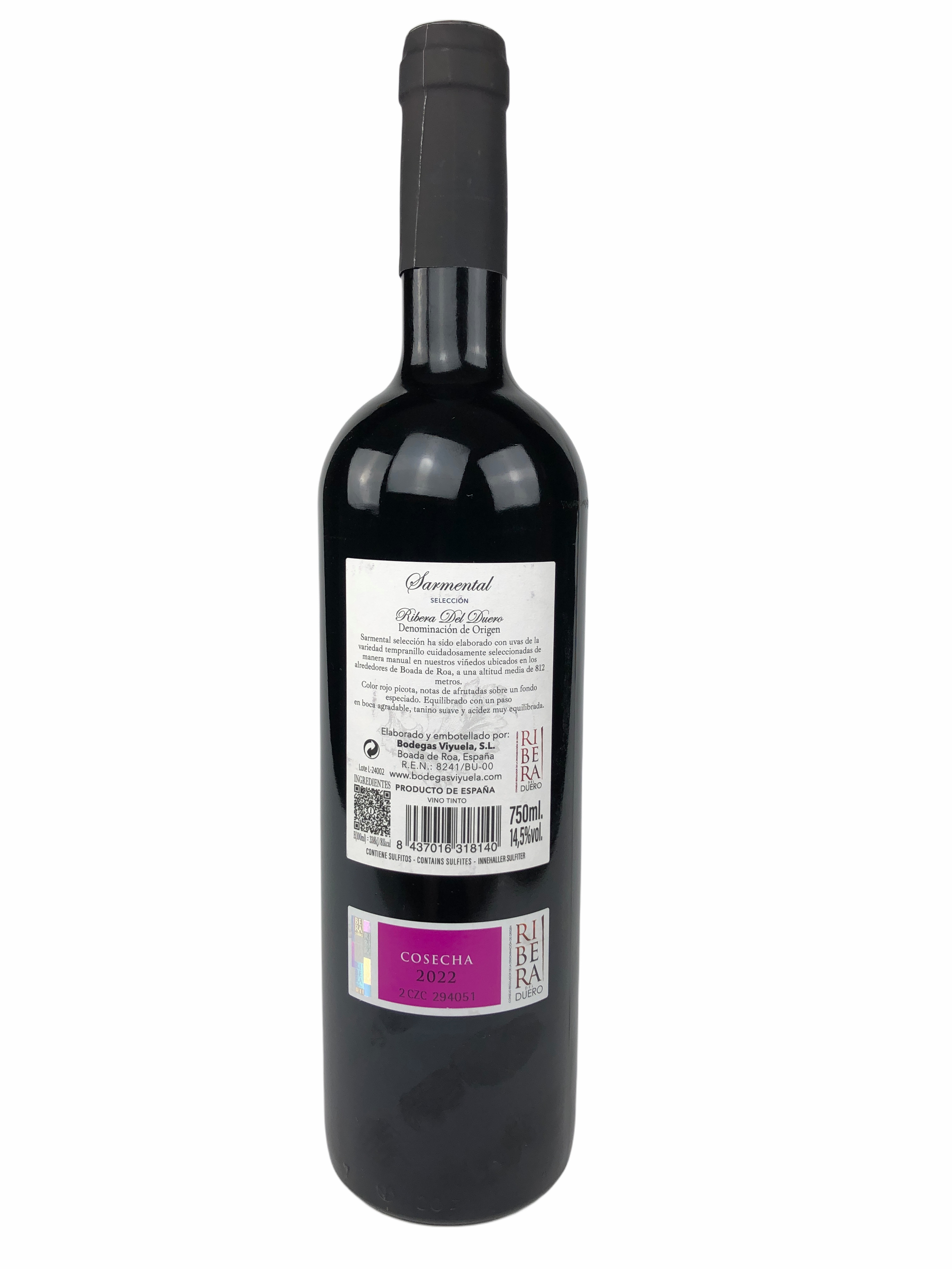 Sarmental Selección, Bodegas Viyuela, Rotwein 0.75 L