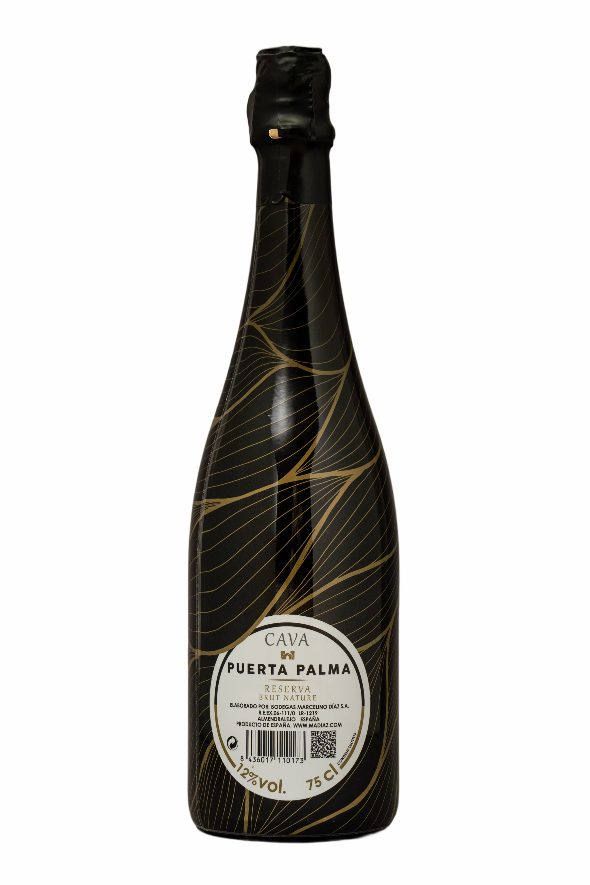 Cava - Puerta Palma , Reserva Brut Nature - D.O. Cava, "Colección Viñedos de Almendralejo"