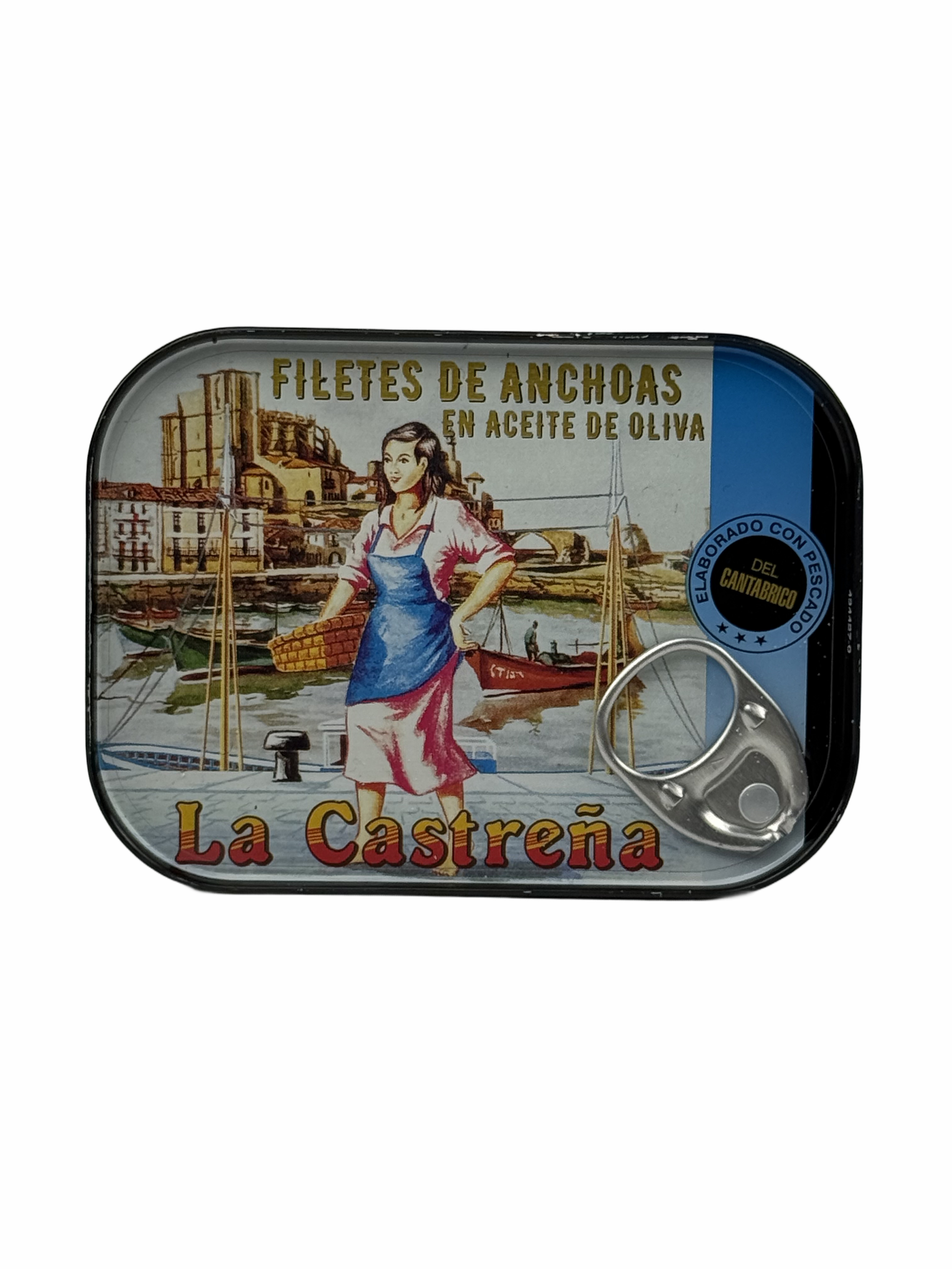 Sardellenfilets - La Castreña - Mar Cantábrico, 78gr, in Olivenöl (RR-80)