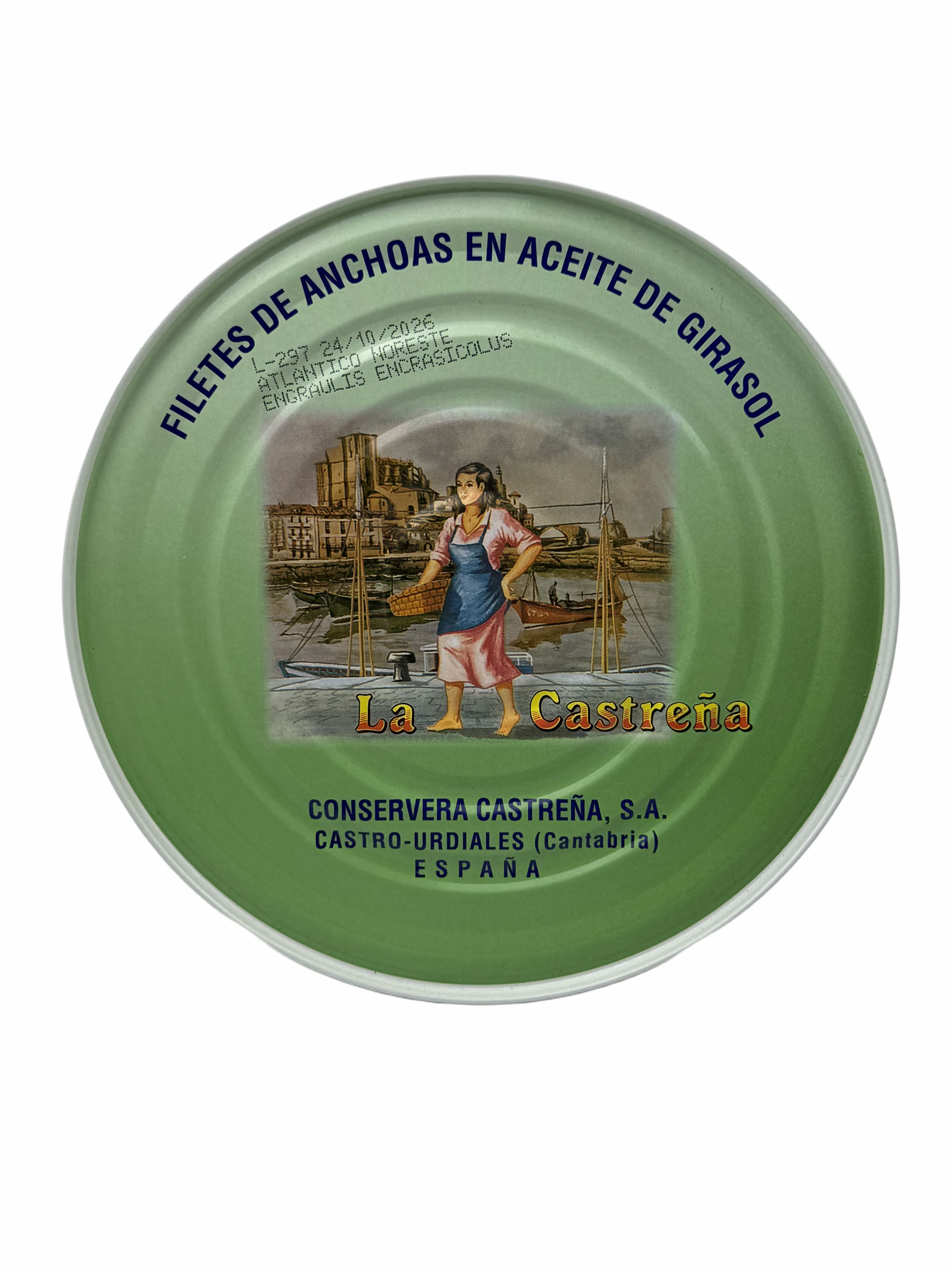 Sardellenfilets - La Castreña - 550gr, in Sonnenblumenöl (RO-550)